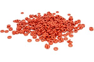 30PCS Röd Silikon O-Ring Silikon VMQ 1.5mm Tjocklek O Ring Tätning Gummi Packning Ringar Bricka,4x1x1.5mm