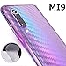 Produktbild Humpie Displayschutzfolie hinten transparent Carbon Effekt für Xiaomi Mi 9 Mi9
