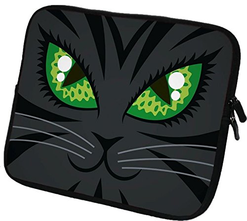 9,7-10,2 Zoll Tablet-PC (z.B. Amazon Fire HD 10, Archos 101 Neon / Oxygen / Cooper / Helium / Titanium, HP Slate 10 HD, Huawei MediaPad M2, Samsung Galaxy Tab S2 9.7 / Note 10.1) Schutzhülle - sehr hochwertige & edel verarbeitete Tablettasche / Tablethülle aus wasserfesten Neopren mit eingenähter Doppelnaht, premium Reißverschluss und aufwendigen Designeraufdruck! Die Hülle eignet sich für Tablet-Computer diverser Hersteller bis 25,5x21cm ( zirka 9,7“ bis 10,2“) 204