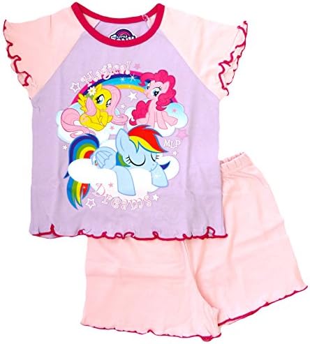 My Little Pony Girls Short Sleeve Pyjamas 2017 12 months - 4 Years (3-4 Years)
