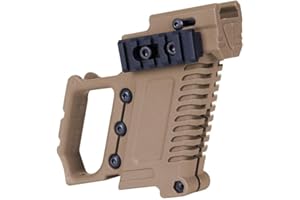 OAREA ABS Pistolen-Karabiner-Kit Magazinkampfkit für WE/Marui G17 G19 GBB-Serie Kompatibel mit TM & WE G17 / 18/19/26 & Clone