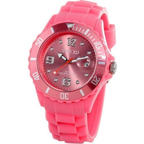 Time100 Umweltfreundliche Kreative Moderne Damen Armbanduhr Pink #W40012M.07A