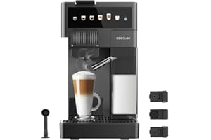 ‎CECOTEC Cecotec Kompakte Espresso-Kaffeemaschine mit Milchbehälter FreeStyle Latte. 1350W, 20 Bar, kompatibel mit gemahlenem Kaffee, Dolce Gusto, Nespresso und K-fee, 1,6L Wassertank und 400ml Milchbehälter