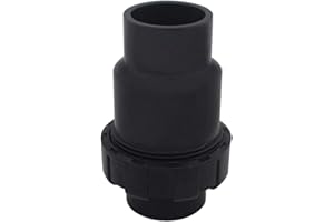 OEMCLIMA Clapet anti retour a bille 20 25 32 40 50 63 75 90 110mm clapet anti retour eau pvc soupape clapet anti refoulement vanne piscine (Diamètre Intérieur 32mm)