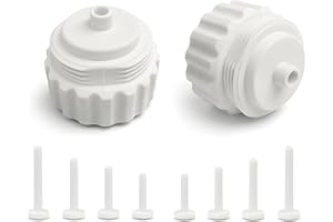 EVANELL Adaptateur de Thermostat M28 vers M30 x 1,5 mm pour cœur, comap et Plus Encore - Thermostat de radiateur - Adaptateur de Valve de radiateur/vanne de Chauffage - Lot de 2