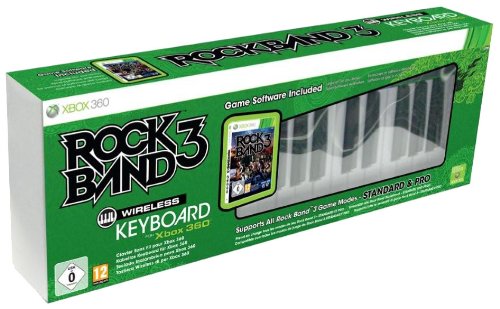 Preisvergleich Produktbild Rock Band 3 Bundle Software + Wireless Keyboard