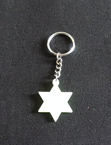 Tej Gifts - Star - Glow In The Dark Radium Key chain Keyring