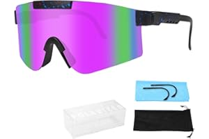 XZMCAT Polarizadas Gafas de Deportivas,Gafas De Ciclismo,Gafas de para Ciclismo Deportivo,con Una Caja de Gafas,Bolsas de Gafas,Tela para Gafas y Piernas de Gafas,Protección Ultravioleta 400 para Montar