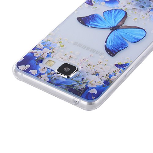 Samsung A5 2017 Hülle,Samsung A5 2017 Hülle TPU Case Schutzhülle Silikon Case,3D Kreative Ultra Slim Soft Licht Klar Transparent Silikon Gel Gomma TPU Hülle Case für Samsung A5 2017 with 5,2 Zoll,Cool 3D Romantic Flower Animal Cartoon TPU Silikon Schutz Handy Hülle Case Tasche Etui Bumper für Samsung A5 2017 - 2