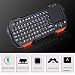Produktbild Happysdh Mini Tastatur Wireless, Mini Tastatur Kabellos mit Touchpad, 2.4 GHz Mini Wireless Keyboard für Smart TV, Raspberry Pi,HTPC,IPTV,Android TV-Box,XBOX360,PS3,PC,Linux,Windows 2000 XP Vista 7 8
