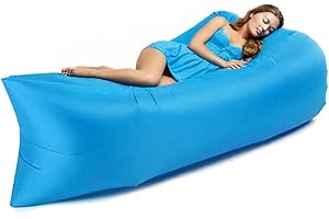 ZQSFPK Inflatable Sofa, Air Sofa, Inflatable Lounger, for Travelling, Camping, Hiking, Pool and Beach Parties(200x70cm)