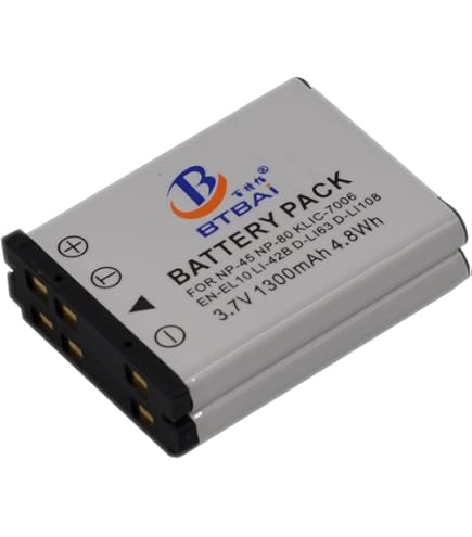 2 Batteries Rechargeables Dot.Foto LB-050 3.7V 925mAh - Pour Ricoh HZ15, Compatibles Origine