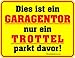 Produktbild Blech-Designer-Schild für deine Wohnung: Garagentor 17cm x 22cm