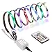 Produktbild Mehrfarbig LED Strips, Linkind 5m RGB Streifen Kit mit Fernbedienungwasserdichtes Lichtband, 8 Farben 164 Lichtprogramme Lichtleisten, flexibles LED Band mit EU Adapter, schneidbar und selbstklebend