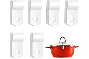 PEUTIER 6pcs Clips de Protection pour Couvercle de Four Hollandais, Clips de Rechange pour Protection d'Ustensiles de Cuisine Empilage et Stockage Clip de Protection pour Casseroles de Four Hollandais