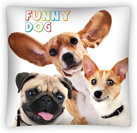 Best Friends Funny Dog Home Decor Pillowcase 40 x 40 cm