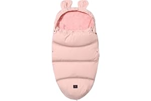 Dsoar Sacco A Pelo per Passeggino Universale Sacco A Pelo Invernale Caldo per Passeggino Impermeabile e Antivento, Adatto per Passeggini, Carrozzine, Lettino per Bambini