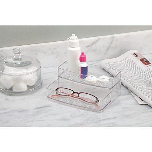 InterDesign 30820EU Rain Kosmetik-Ablagekasten, durchsichtig - 2