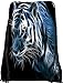 Snoogg Shine Tiger Digital Nylon Drawstring Casual Bag / Sack Bag RS.199.00