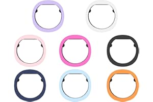 Pidynx Smart Ring Silicone Protective Cover for RingConn Gen2, Universal Protector for RingConn Gen2 Air - Drop-Resistant, Waterproof, Lightweight and Breathable, 8 Pcs (M)
