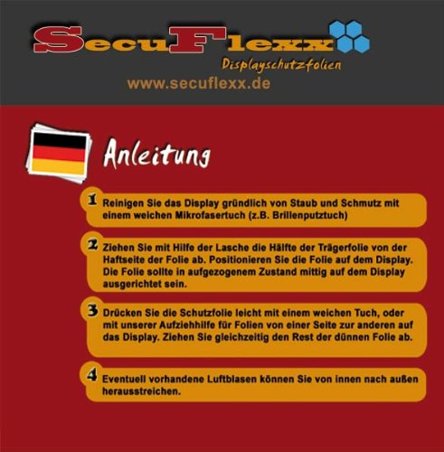 ANTIREFLEX Displayschutzfolie passend für IBM Lenovo IdeaPad G710, entspiegelte Folie von SecuFlexx - 4