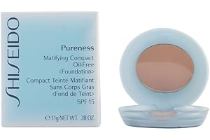 Shiseido Pureness Matifying Compact Oil-free, Fondotinta Compatto SPF 15, Beige naturale No. 40, 11 grammi
