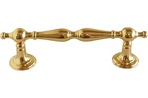 Imex El Zorro B-76011 B-76011 - Maniglione tornito (ottone lucido, 200 mm)