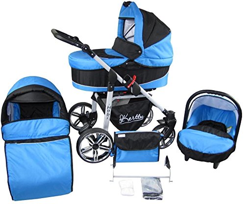 Pram - Pushchair Car Seat Carrycot Set Hubi 3 in 1 set (V2)