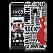 Produktbild HTC One (M7 - neu smartphone 2013) Hülle Hardcase (Harte Rückseite) Hülle Cover - Gitarre Muster Schutzhülle für HTC One (NICHT HTC One X X+ S SV V etc.) - Weiß und Rot, Schwarz