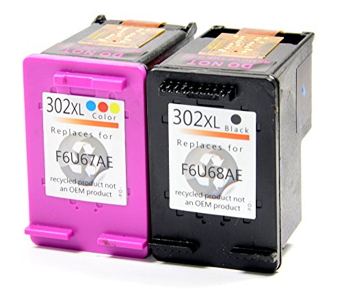 2 Druckerpatronen kompatibel für HP 302 XL 302XL black + color – XXL Inhalt - 2