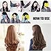 FLYing 50CM DIY Manual Hair Curler Magic Spiral Ringlets Stretched Circle Roller 40 Packs (pink&orange)