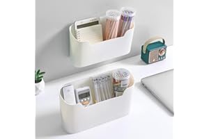 XWCHASA 2 pezzi Armadi da Cucina Porta Scatola di Immagazzinaggio, Adesivo Scatola di Immagazzinaggio A Parete Armadio Bagno Frigorifero Scatola Organizzazione Per Articoli Vari