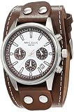 Mike Ellis New York Herren-Armbanduhr XL Chronograph Quarz Leder SL4-60223