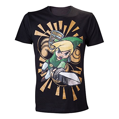 Preisvergleich Produktbild Nintendo Zelda Wind Waker T-Shirt -L- Schwarz