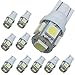 Produktbild SOLMORE 10 Stk.T10 194 168 5050 W5W 5 LED SMD 12V Birne Auto Rücklicht KFZ Kennzeichen Türleuchte Weiß