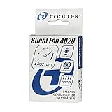 CT4020BW Cooltek 200400230 Silent Fan 4020, 40mm x 40mm x 20mm Lüfter, Rifle-Bearing, 13,5 dBA, 4.000 U/min, 11,5 m³/h, 3-Pin Molex Anschluss
