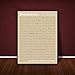 Feel Good Art A3 Modern Gallery Wrapped Typographic Thick Box Canvas (16 x 12-Inch, Beige, Desiderata Design)