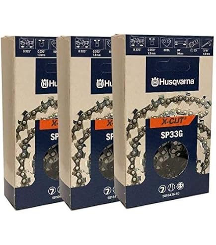 Juego De Espada Y Cadena De Motosierra 45 Cm Con 2 Cadenas De Cincel Completo Para Husqvarna 550XP