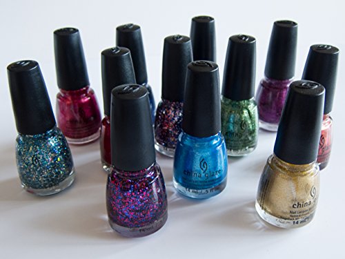 China Glaze Crackle-Nagellack, Farblich sortiert – 5er-Set