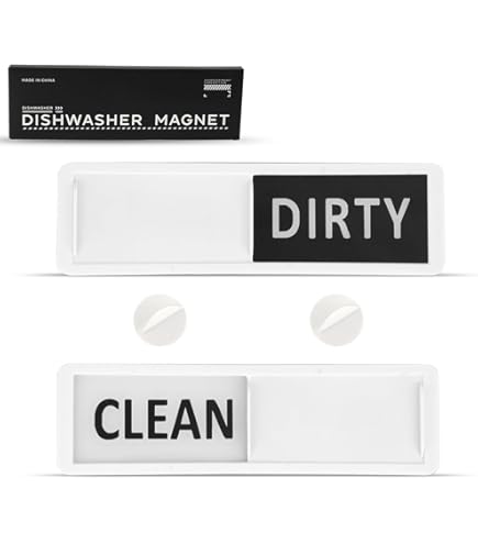 Magnete Per Lavastoviglie Clean/Dirty - Segnalatore Pulito Sporco Con Adesivi