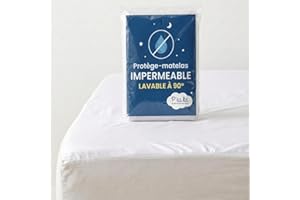 P'TIT LIT - Protège Matelas CODODO 50x85 cm - Alèse bébé imperméable - Lavable à 90°C - Respirant et Silencieux - sans Traitement Chimique - Entièrement élastiqué - Oeko-Tex