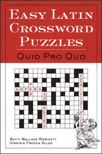 Easy Latin Crossword Puzzles: Quid Pro Quo