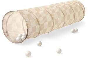 3 Sprouts - Tunnel de Jeu pour Enfant - Extérieur et Intérieur - Damier Beige