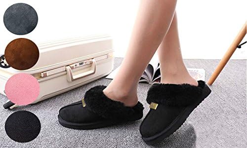 Geniune GCG Ladies Faux Sheepskin Slippers Mules Non Slip Hard Sole Womens PINK 6