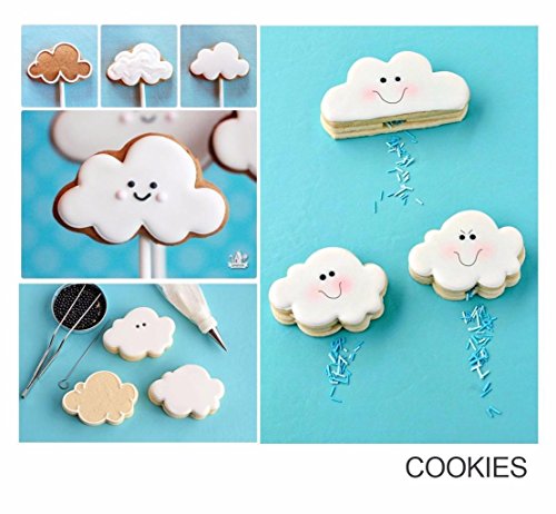 sevenmye 5 PCS Cloud Kuchen Ausstecher Form Fondant Gebäck Cookie Schaf Form Dekoration DIY Werkzeug - 4