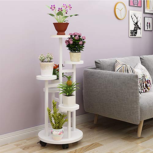 Preisvergleich Produktbild XZGDEN Blumenständer mehrschichtiger Bodenboden aus grünem Topfpflanzenrahmen für Balkon / Wohnzimmer / Lagerregale für den Innen- / Außenbereich 45 × 130 cm (Farbe : C)