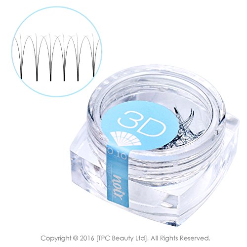 Noir® Premade Volume Fans 3D 0.010 Lashes Individual Eyelash Extensions (C 13mm)