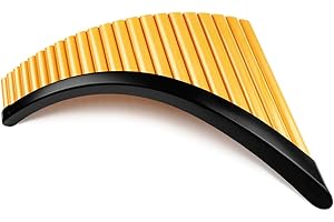 DAXINYANG 22 Tubos De Plástico ABS Zampoña, Flauta De Pan G Clave,Left Hand