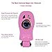 Carejoy Blue Light Hair Removal Painless Hair Remover Personal Care Professional Full Body Blue Light Heating Hair Removal Device with 4 Wide Tips, 2 Narrow Tips, 2 Buffer Pads, UK Plug (Pink)