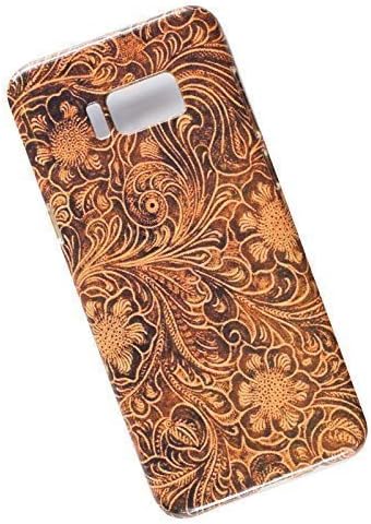 Slim Case for Samsung Galaxy S8 Plus. Tooled Leather Look.